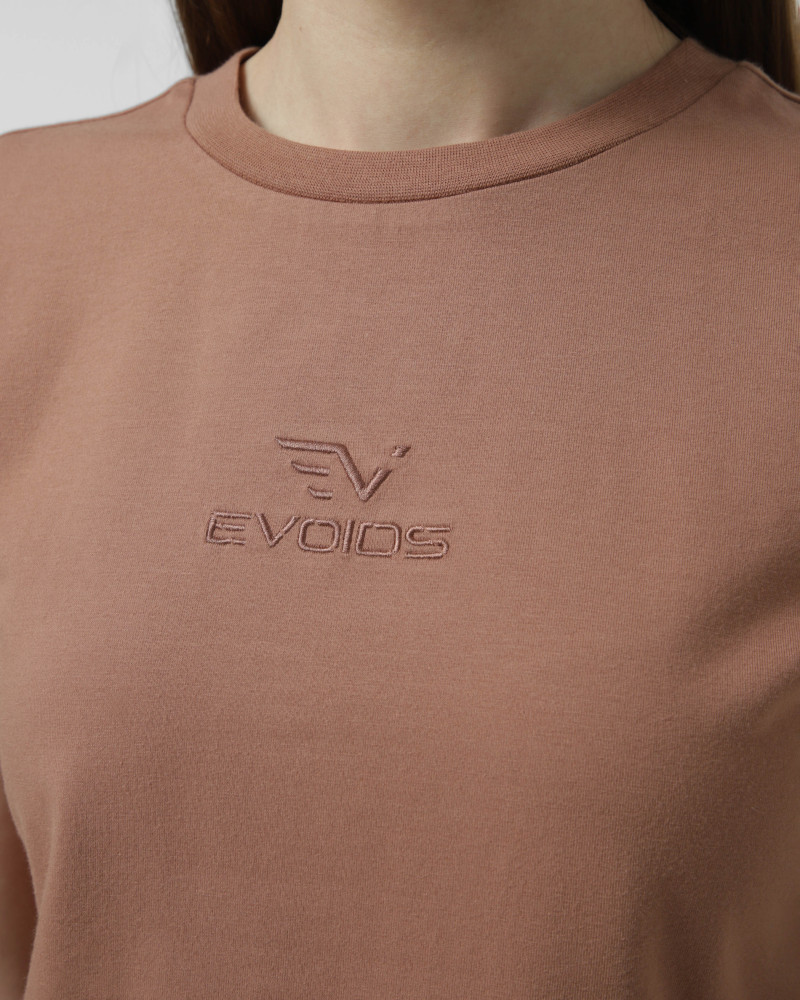 Camiseta de mujer Evoids Lyvora marrón 112601-200