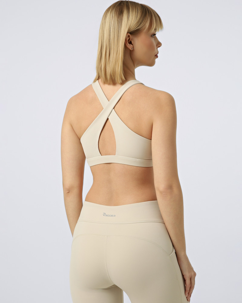 Women's sports bra Radder Vibora beige 922606-125
