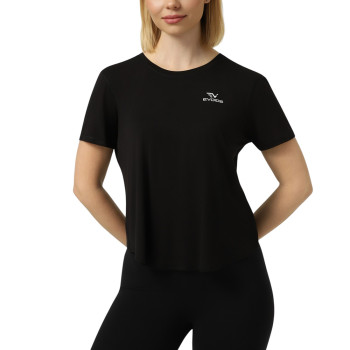 Camiseta de mujer Evoids Olyra negra 932603-010