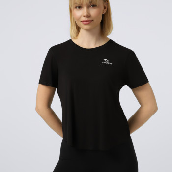Camiseta de mujer Evoids Olyra negra 932603-010