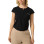 Camiseta de mujer Larum Serava negra 942603-010