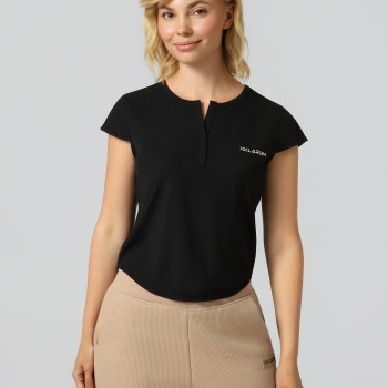 Camiseta de mujer Larum Serava negra 942603-010