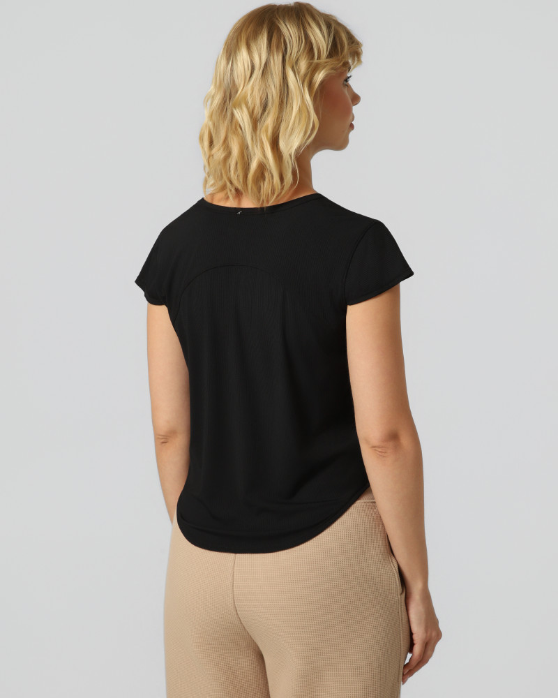 Camiseta de mujer Larum Serava negra 942603-010