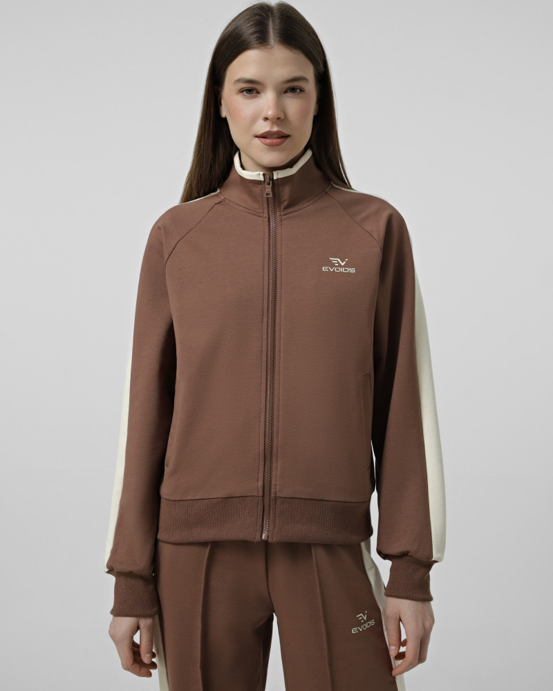 Women's sweatshirt Evoids Juniper brown 552523-201
