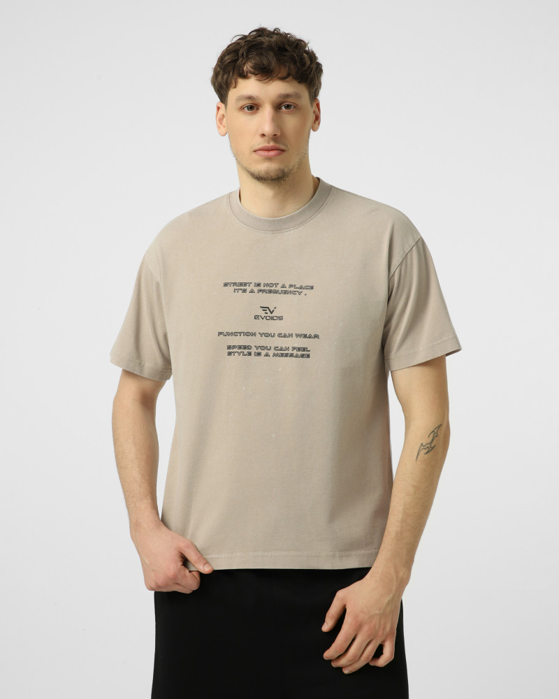 Men's T-shirt Evoids Nimble beige 622601-125