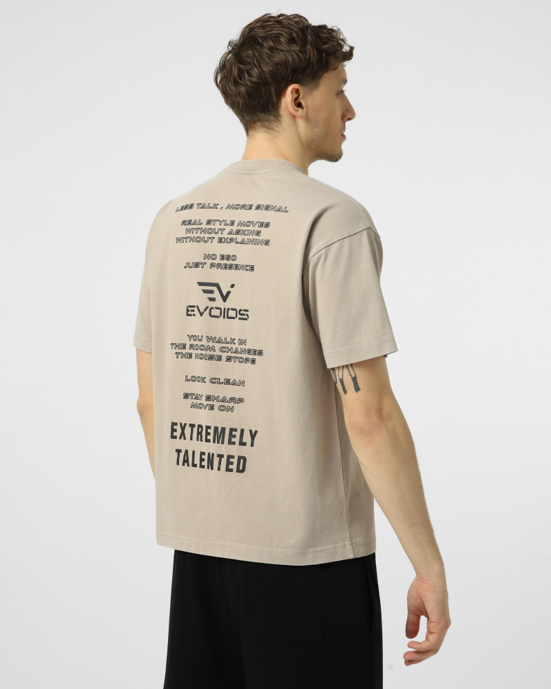 Men's T-shirt Evoids Nimble beige 622601-125