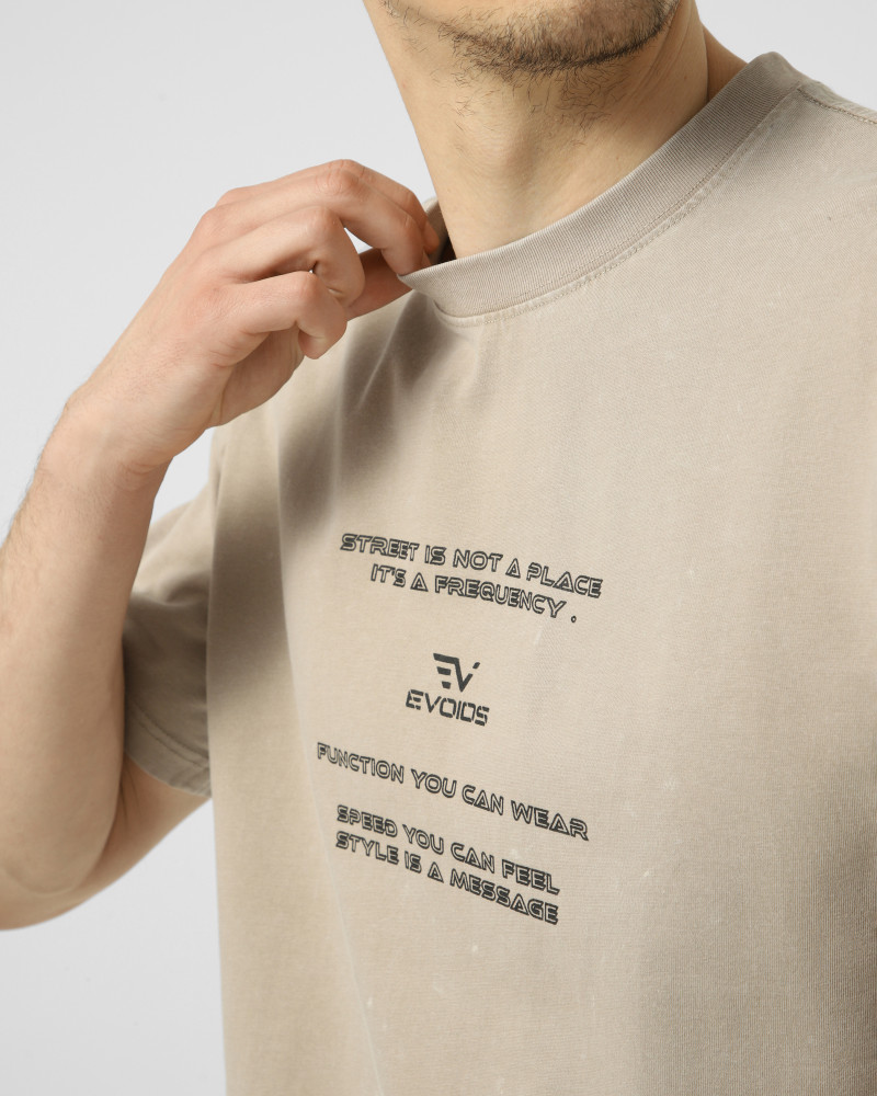 Men's T-shirt Evoids Nimble beige 622601-125