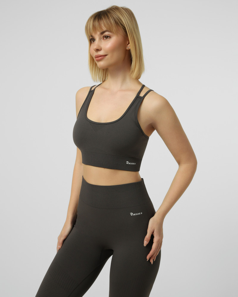 Women's sports bra Radder Cynra dark grey 392614-020