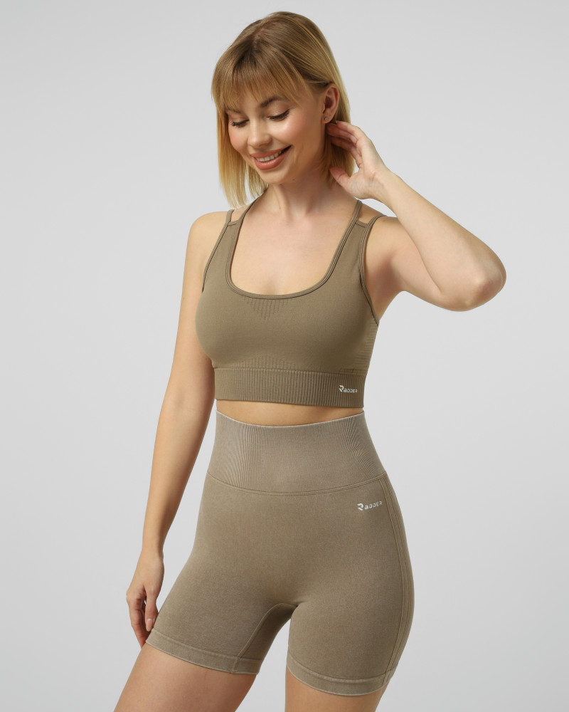 Women's sports bra Radder Cynra brown 392614-200