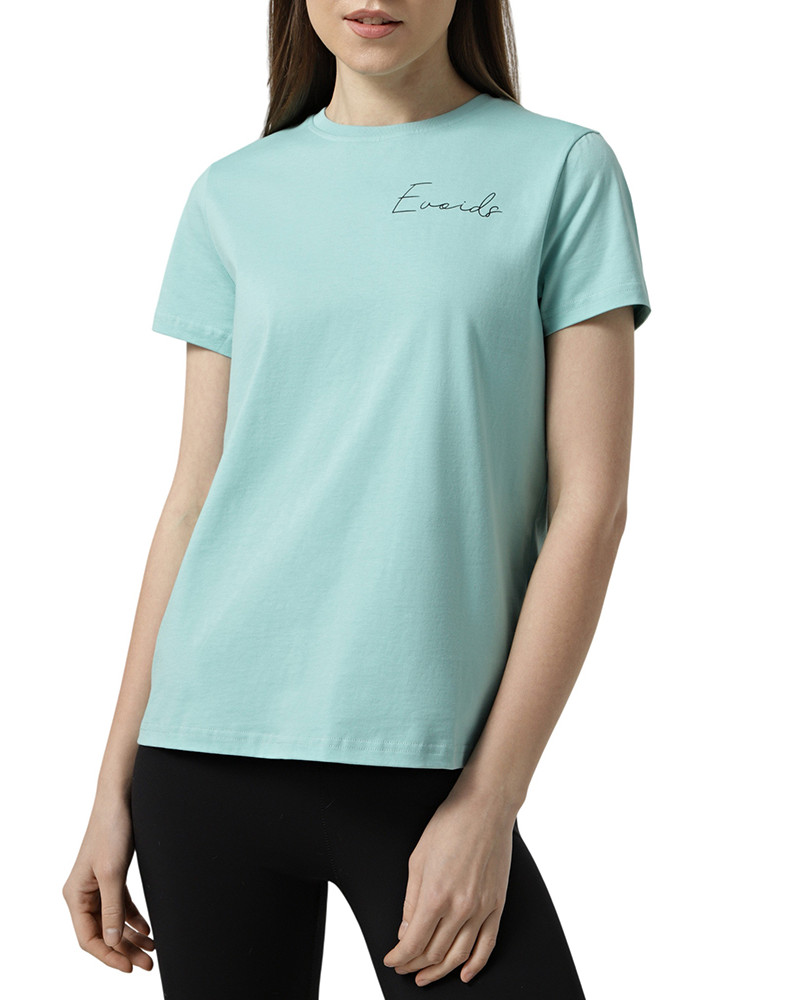 Women's T-shirt Evoids Axis turquoise 202604-405