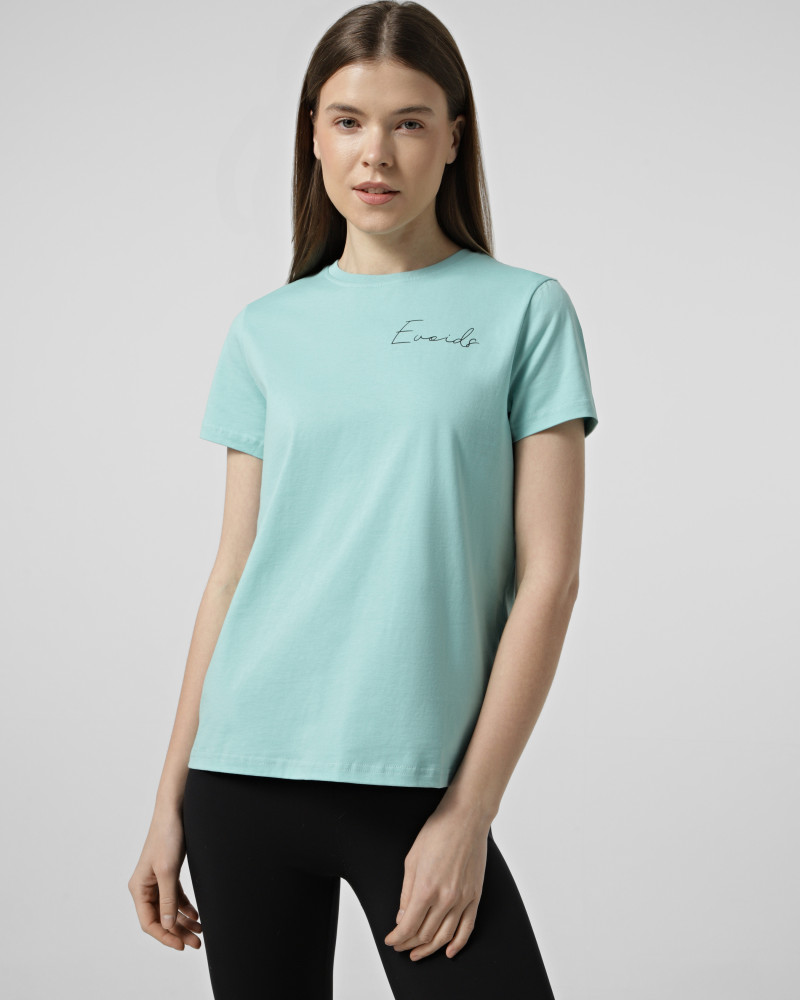 Women's T-shirt Evoids Axis turquoise 202604-405