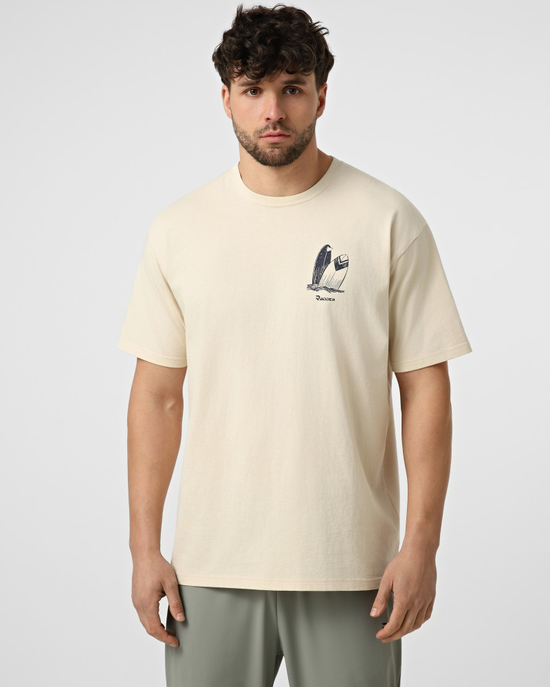 Camiseta de hombre Radder Ignis beige 572604-125
