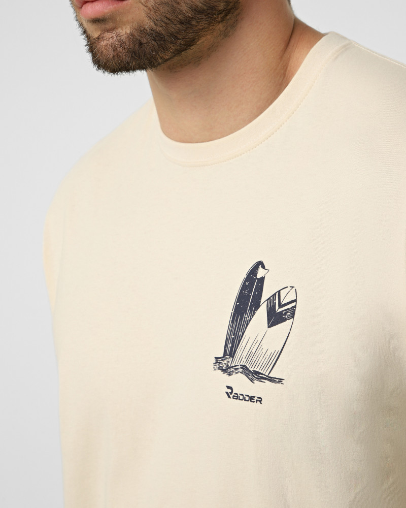 Camiseta de hombre Radder Ignis beige 572604-125