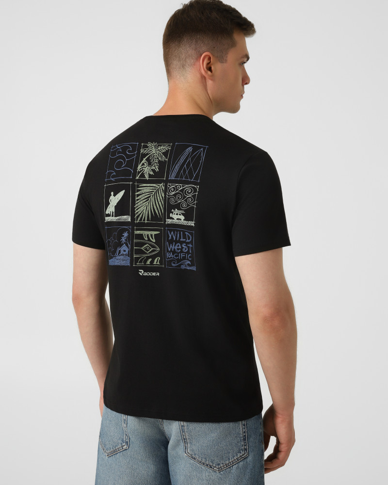 Camiseta de hombre Radder Nomera negra 572605-010