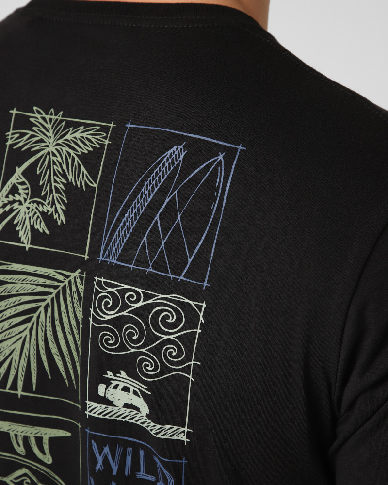 Camiseta de hombre Radder Nomera negra 572605-010