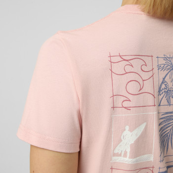 Women's T-shirt Radder Groove pink 572610-600