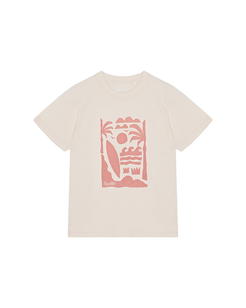 Camiseta infantil Radder Asheron color blanco lechoso 572612-121