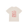 Camiseta infantil Radder Asheron color blanco lechoso 572612-121