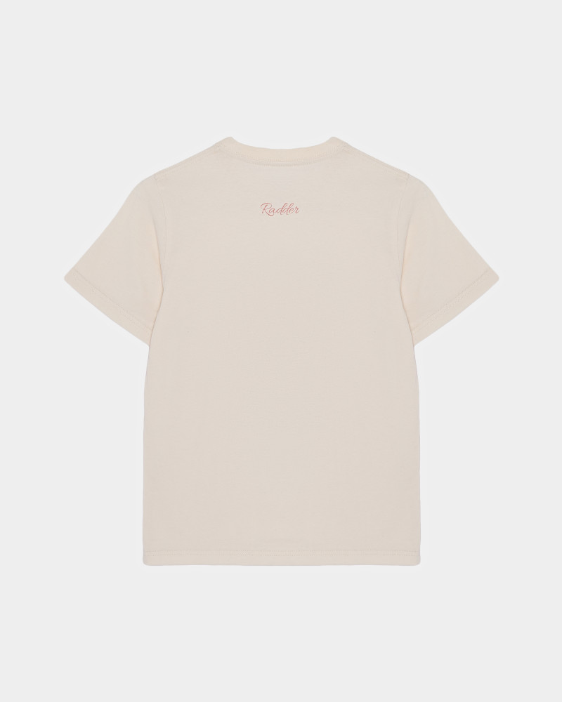 Camiseta infantil Radder Asheron color blanco lechoso 572612-121