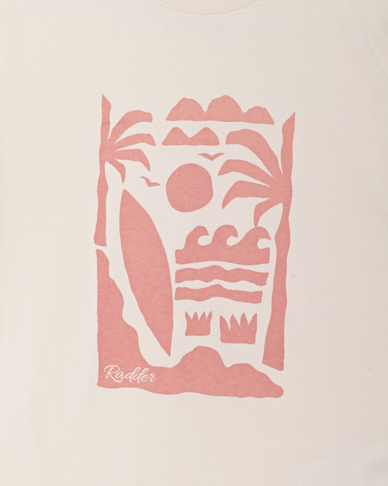 Camiseta infantil Radder Asheron color blanco lechoso 572612-121