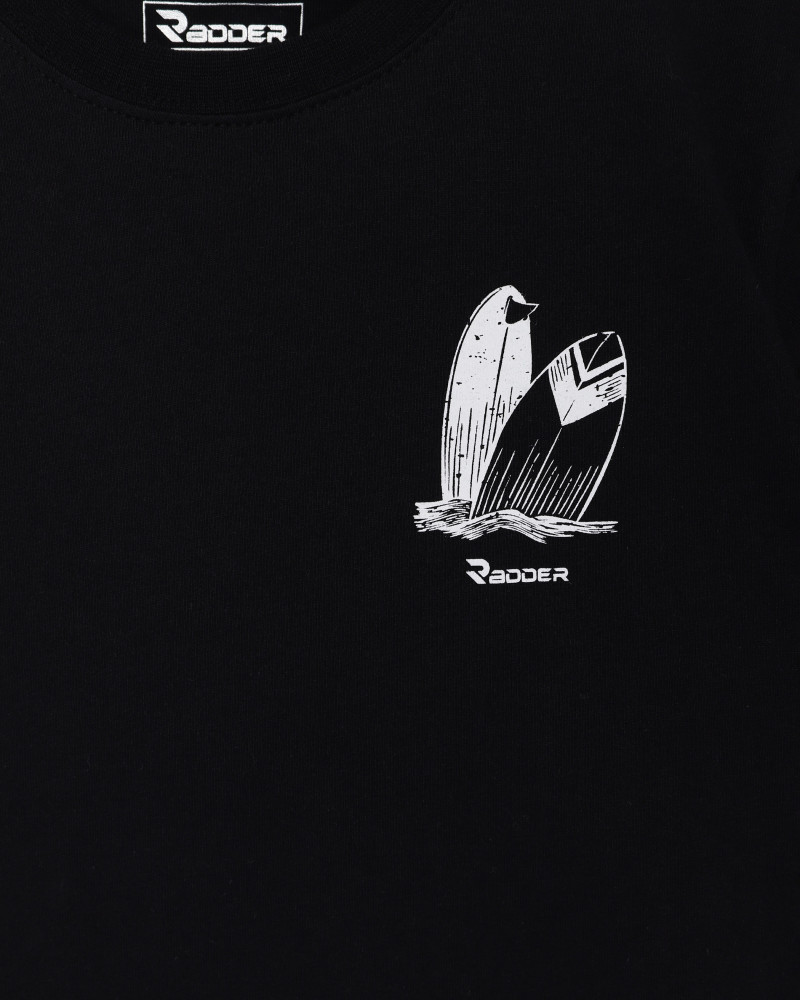 Camiseta infantil Radder Radon negra 572615-010