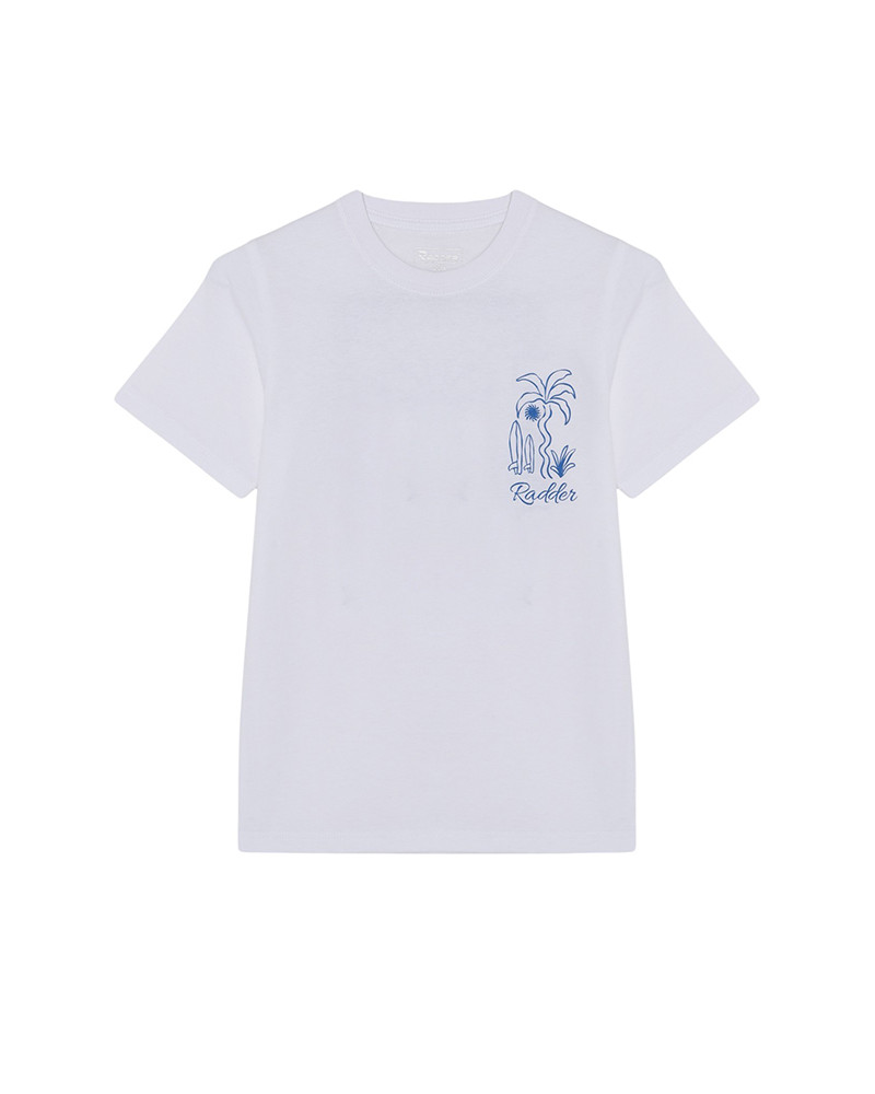 Camiseta infantil Radder Talonis blanca 572616-100