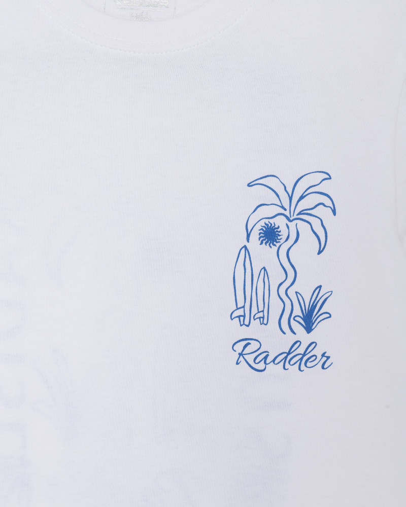Camiseta infantil Radder Talonis blanca 572616-100