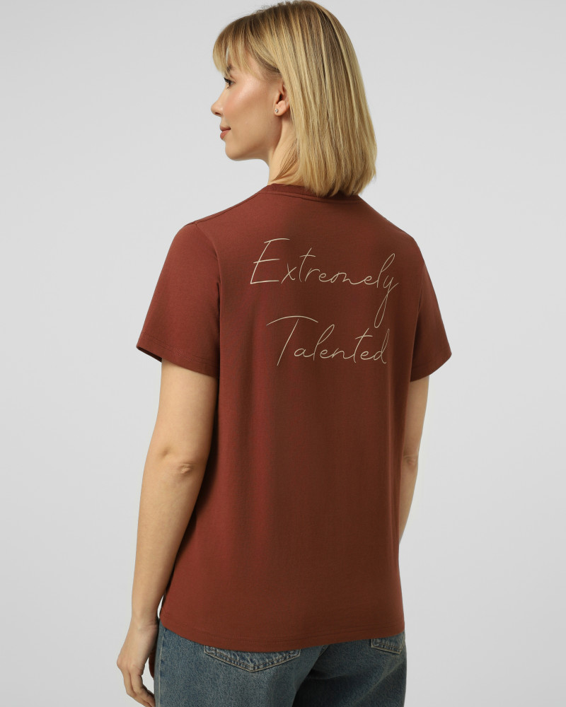 Camiseta de mujer Evoids Sprinta marrón 642607-200