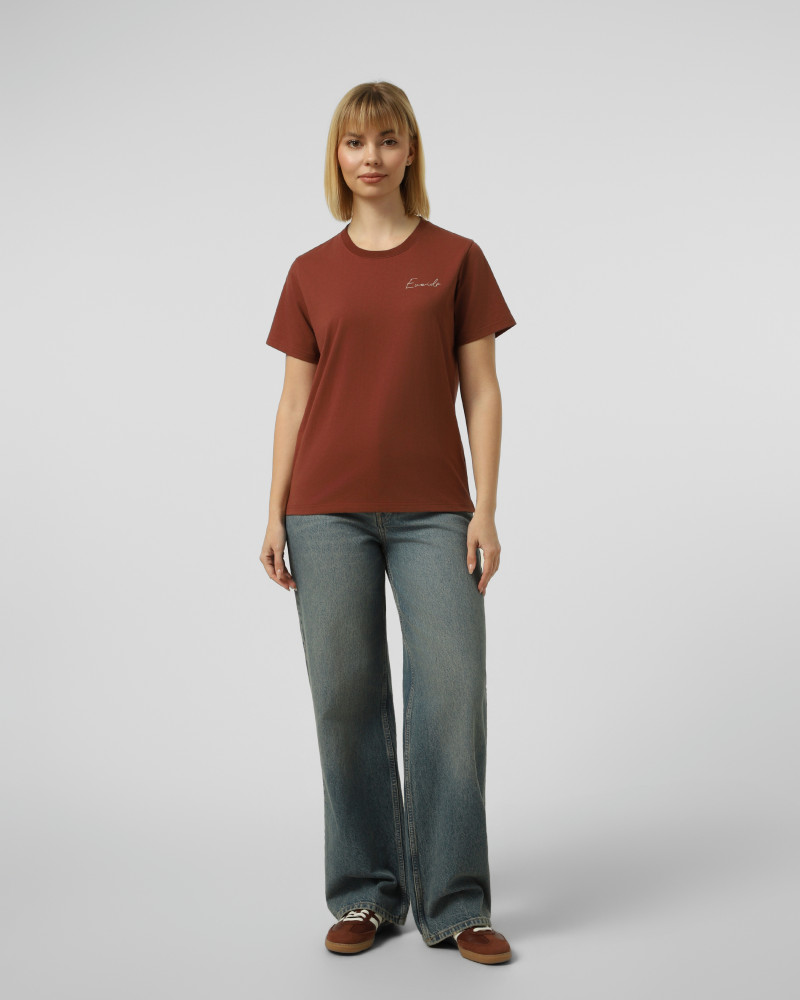 Camiseta de mujer Evoids Sprinta marrón 642607-200