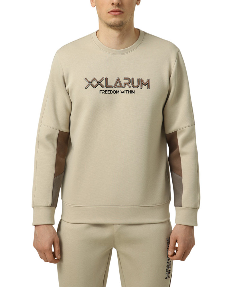 Sudadera de hombre Larum Molven caqui 902603-350