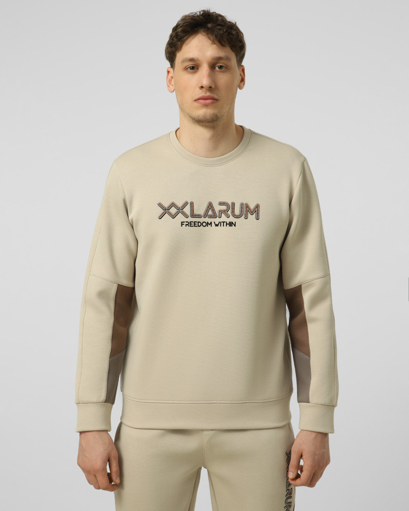 Sudadera de hombre Larum Molven caqui 902603-350