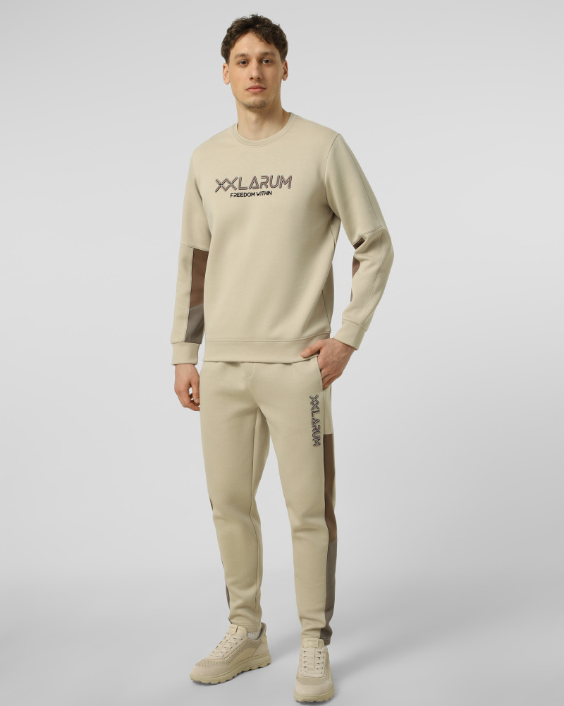 Sudadera de hombre Larum Molven caqui 902603-350