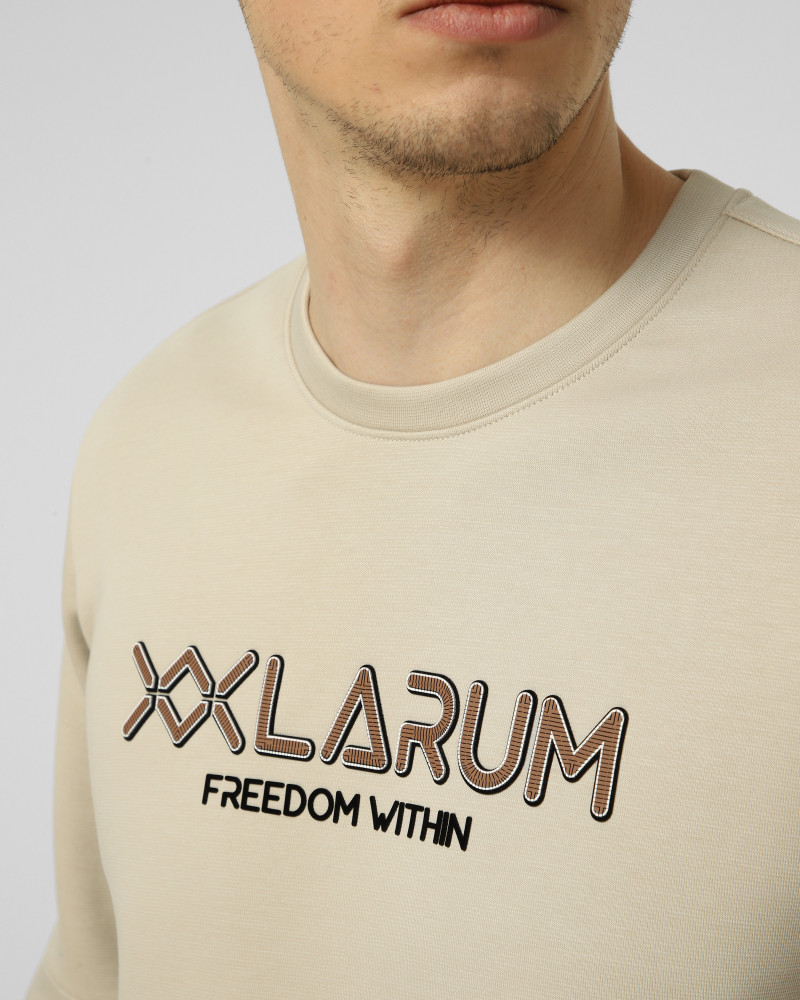 Sudadera de hombre Larum Molven caqui 902603-350