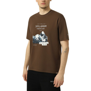 Men's T-shirt Larum Ravess mocha 902605-240