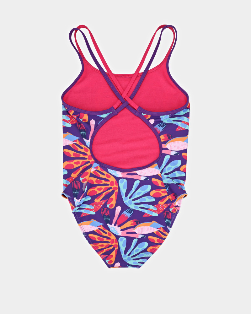 Kids' swimsuit Radder Norsel pink 122634-600