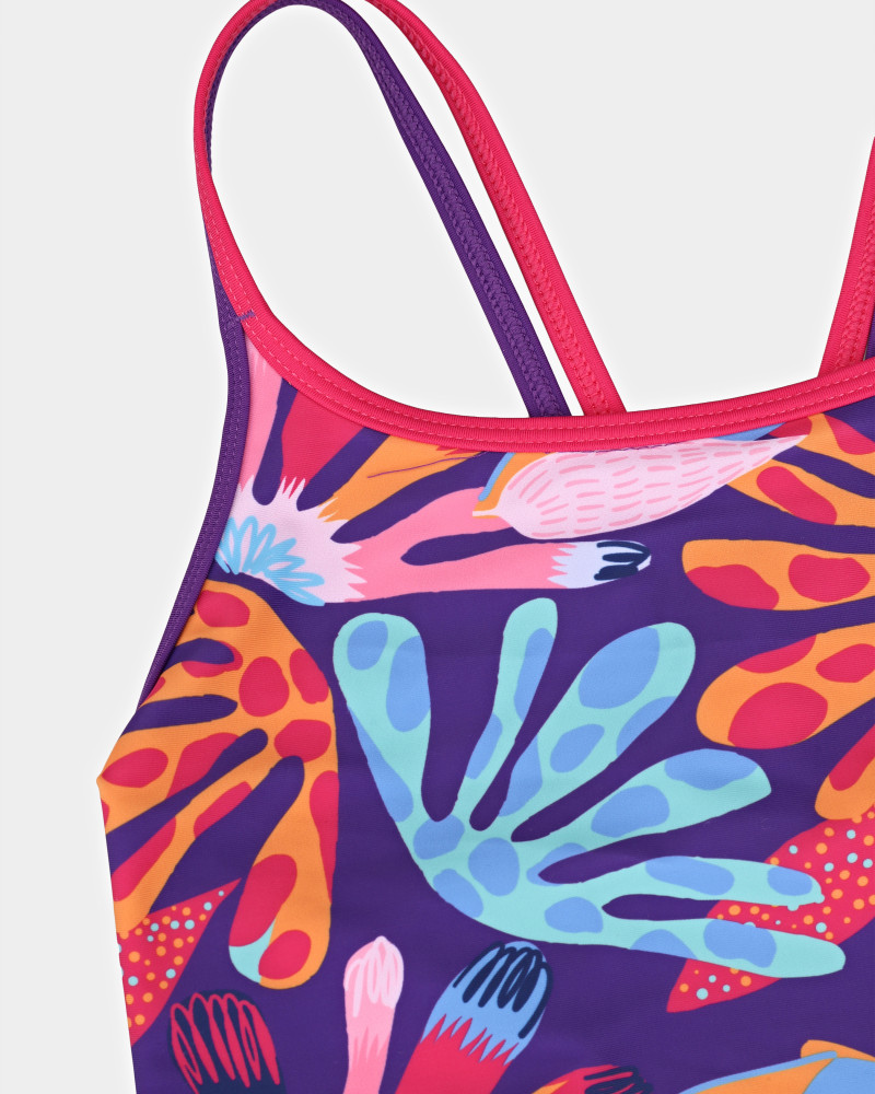 Kids' swimsuit Radder Norsel pink 122634-600
