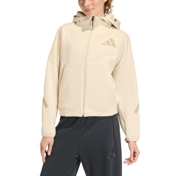 Толстовка жіноча Adidas W Z.N.E. FZ бежева KE4746
