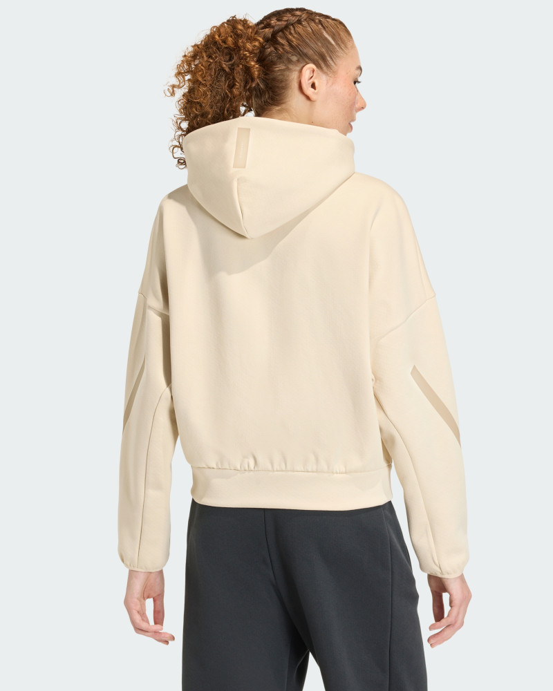 Women's hoodie Adidas W Z.N.E. FZ beige KE4746
