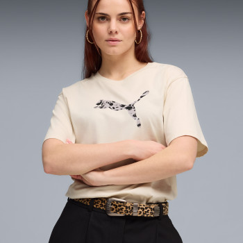 Women's T-shirt Puma ESS GRAPHIC Animal Relaxed Tee cream 69182187