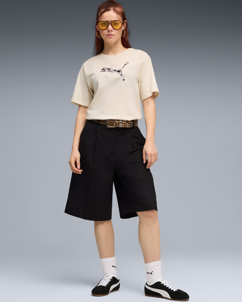Women's T-shirt Puma ESS GRAPHIC Animal Relaxed Tee cream 69182187