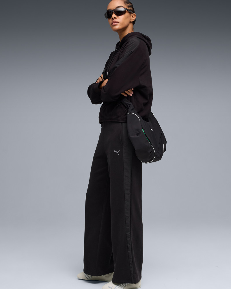 Pantalones para mujer Puma HER Comfort High-Waist Wide Leg Pants TR negros 69188901