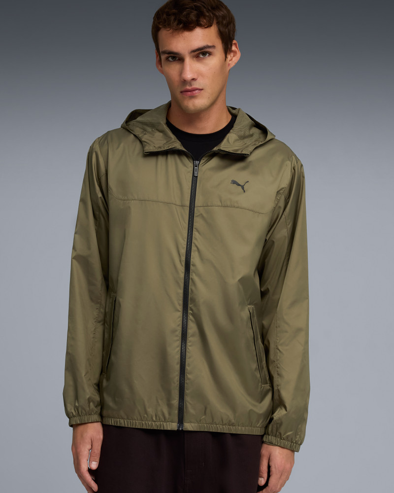 Men's windbreaker Puma Ess Regular Windbreaker khaki 68462581