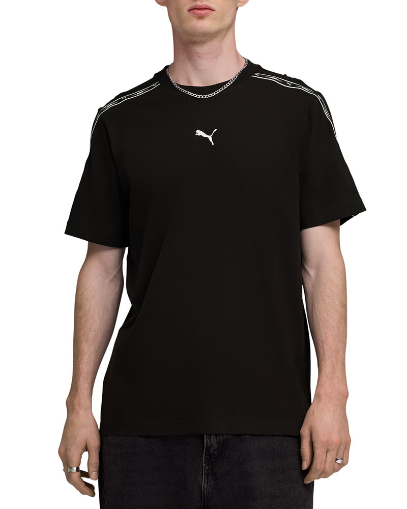 Camiseta para hombre Puma ESS TAPE Tee negra 69169301