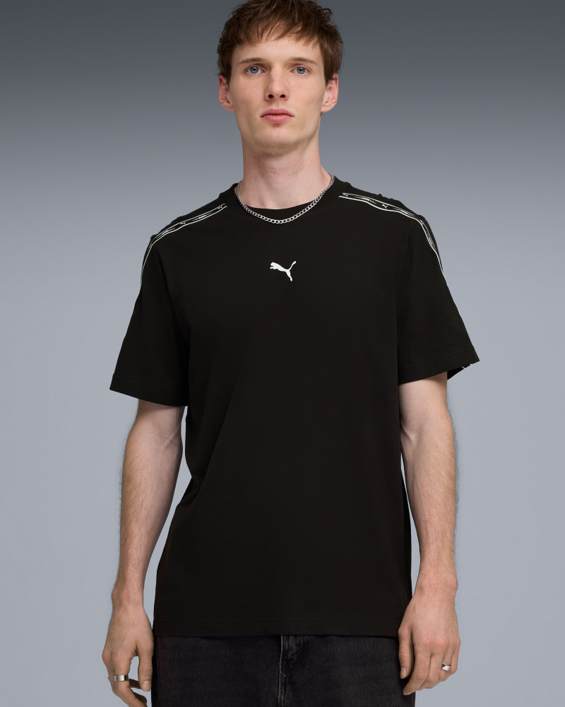 Camiseta para hombre Puma ESS TAPE Tee negra 69169301