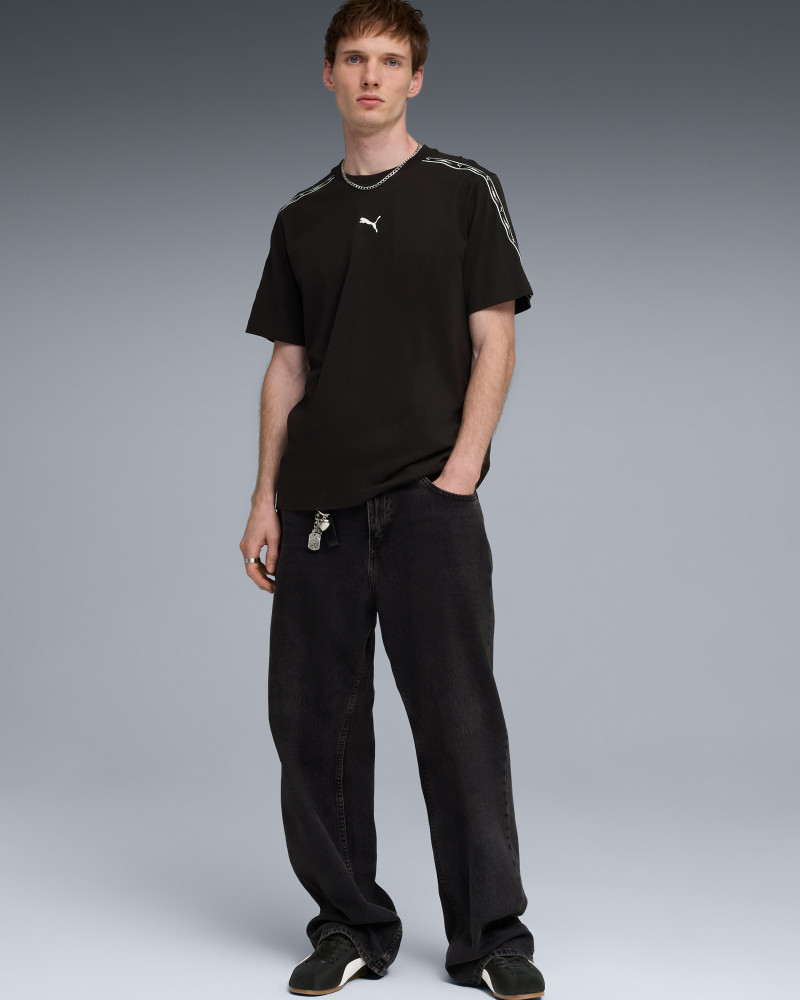 Camiseta para hombre Puma ESS TAPE Tee negra 69169301