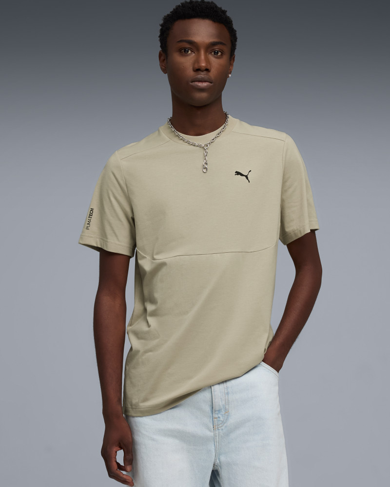 Футболка чоловіча Puma TECH Tee оливкова 69218061