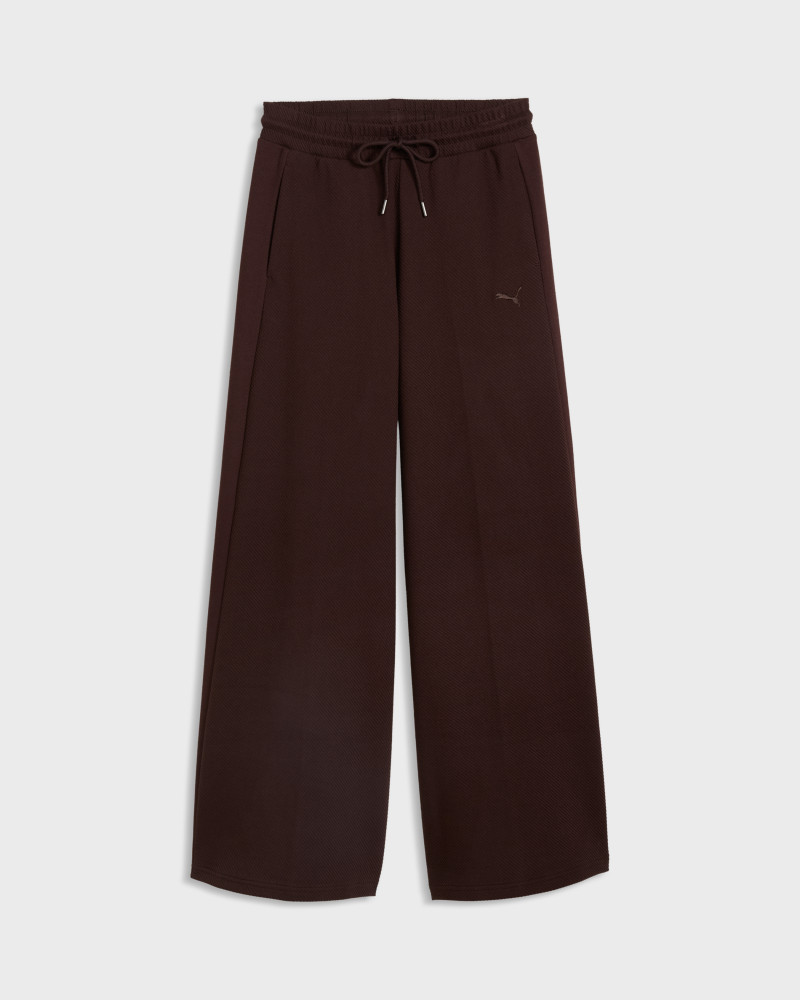 Pantalones de mujer Puma CLASS Relaxed Wide Leg Pants marrones 69401333