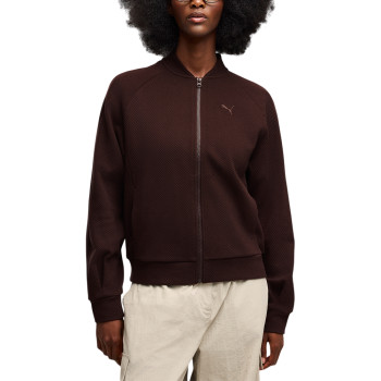 Sudadera de mujer Puma CLASS Standard Full-Zip Jacket marrón 69401533