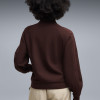 Women's sweatshirt Puma CLASS Standard Full-Zip Jacket brown 69401533