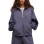 Sudadera de mujer Puma HER Full-Zip Relaxed DK Jacket azul oscuro 69402335